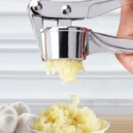 stainless steel garlic press
