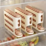 SOKANY 4-Layer Egg Storage Box – Large Capacity Space-Saving Fridge Organizer & Egg Holder - Image 7
