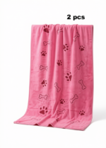 Quick Dry Dog Towel pink 2