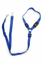 2-in-1 Dog Car Seat Belt Harness – Adjustable Safety Travel Lead for Pets