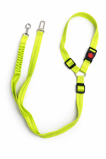 2-in-1 Dog Car Seat Belt Harness – Adjustable Safety Travel Lead for Pets