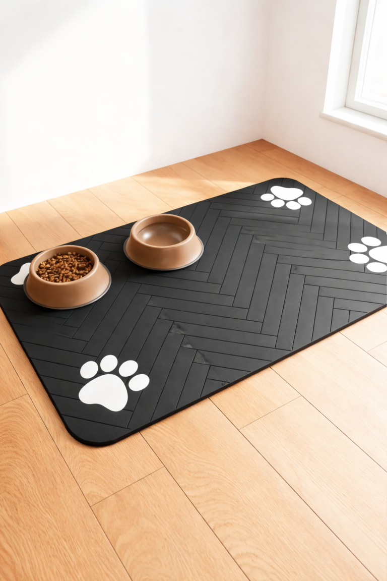 Pet feeding mat