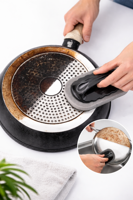 magic abrasive sponge brush