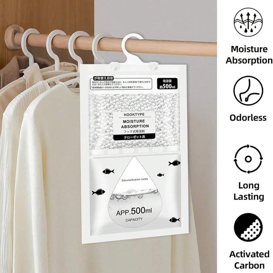 Premium 8PCS Dehumidifying Bags Moisture Absorber for Home 1 Premium 8PCS Dehumidifying Bags Moisture Absorber for Home