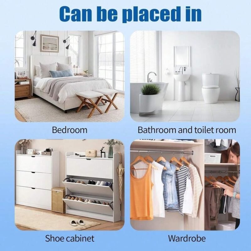 Premium 8PCS Dehumidifying Bags Moisture Absorber for Home