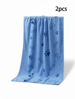 Quick Dry Dog Towel 2 blue