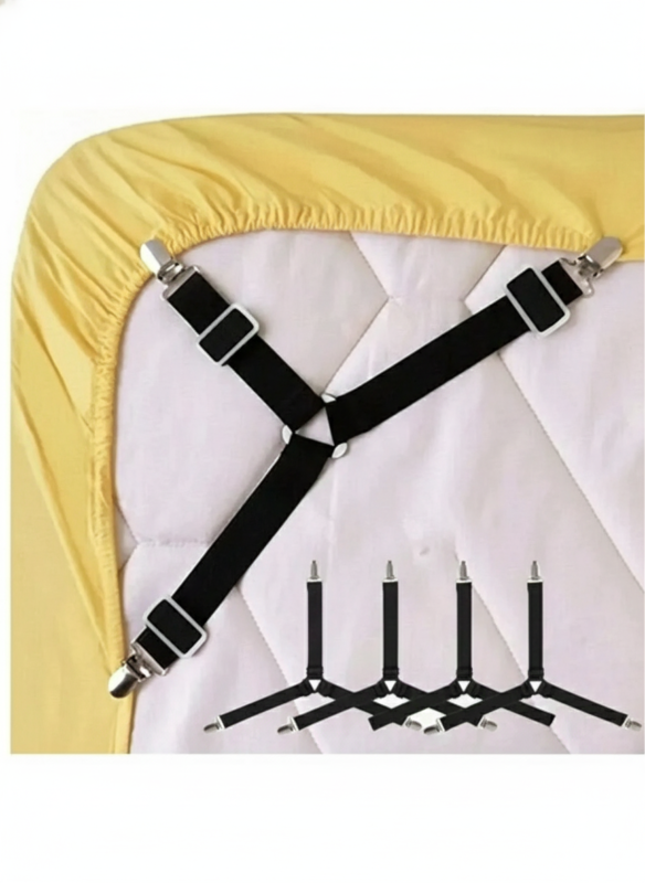 Bed Sheet Clips UK | Adjustable Elastic Anti-Slip Sheet