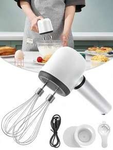 Whisk Blender Multi-Speed Hand Mixer Portable Electric Milk Frother for Coffee and Kitchen