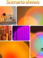 LED Sunset Projection Light – Stunning Mini Atmosphere Lamp with Remote Control! (S/M/L) - Image 3