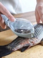Fish Scale Scraper – Quick and Easy Plastic Fish Skin Remover Tool for Kitchen Cleaning! - Image 2