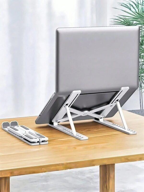 Adjustable Laptop Stand – Portable Ergonomic Holder 12–18 Inch