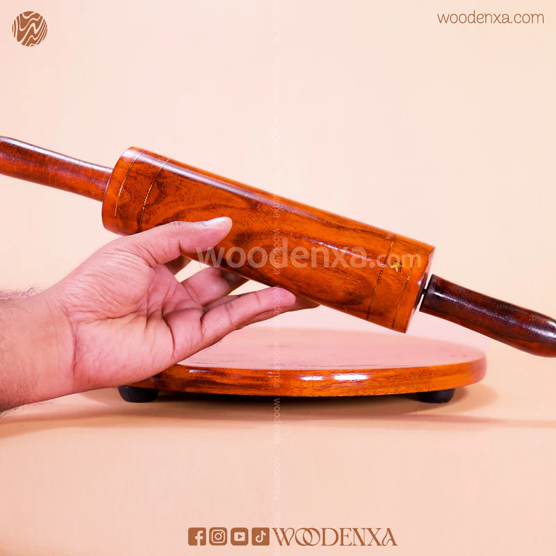 Wooden Chakla Belan Set